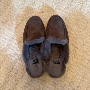 Eileen Fisher Frost Suede Mule Slipper